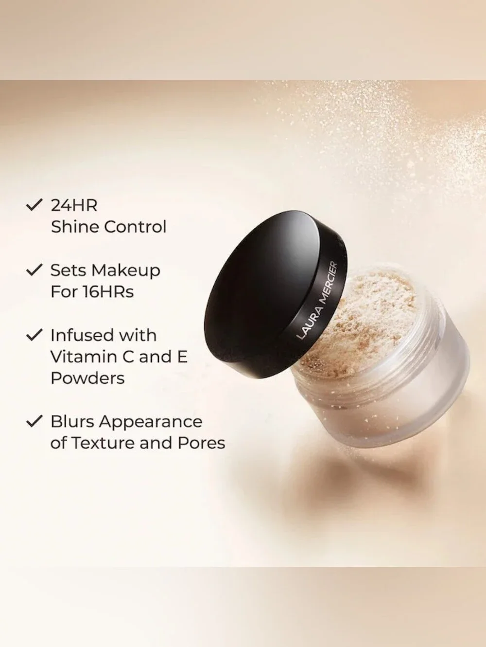 5/$25 or Free Gift: Laura Mercier Translucent Loose Longwear Setting Powder